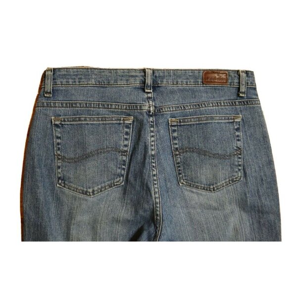 WOMEN'S JEANS - LEE NATURAL STRAIGHT LEG - SIZE 12 - MEDIUM WASH - Picture 5 of 5